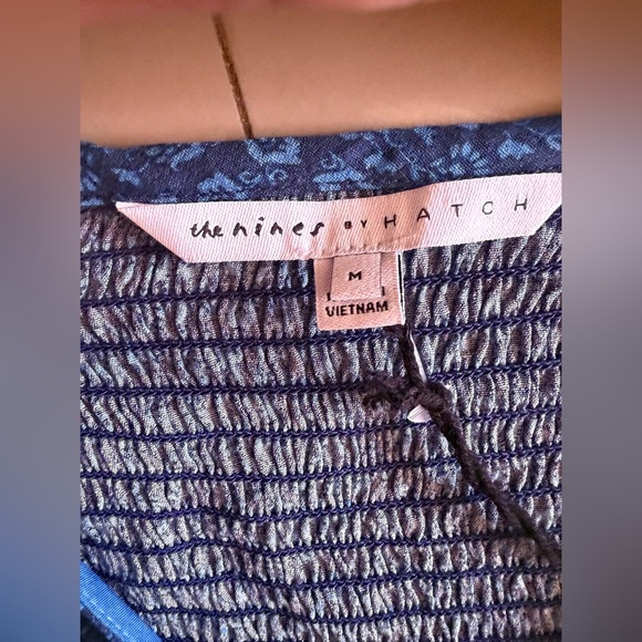 The Nines by HATCH Blue and Black Midi Dress - Picture 14 of 16